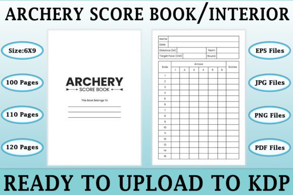 Download Archery Score Log Book | KDP Interior - Log book Collection