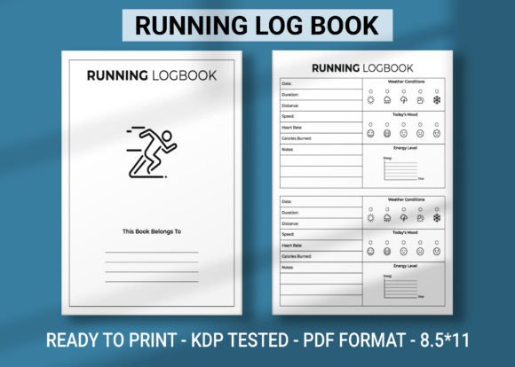 Download Running Log Book KDP Interior - Log book Collection