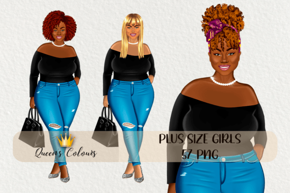 Download Plus Size Clipart, Plus Size Girls - Premium Bundle
